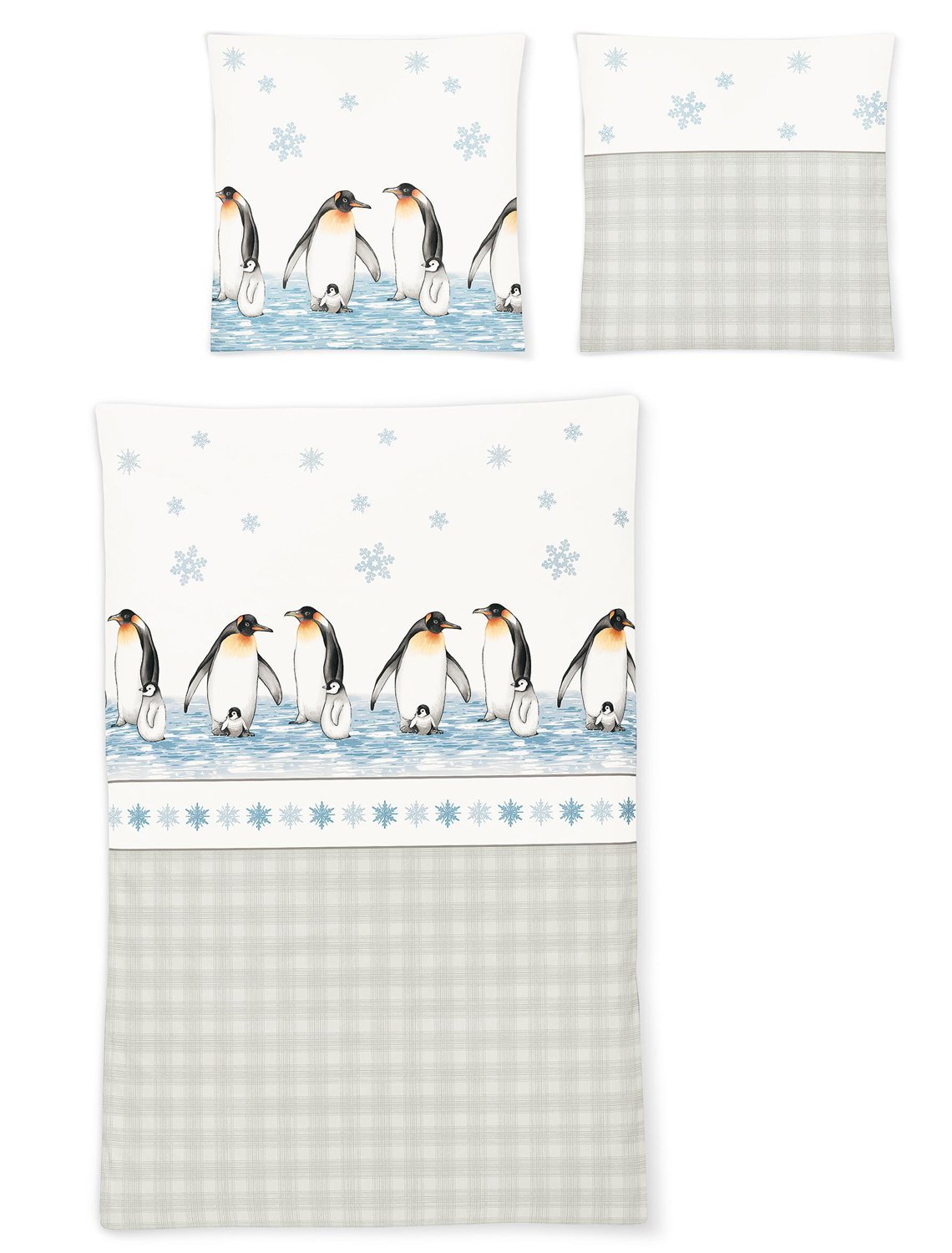 Irisette Bettwäsche »Eiszeit« 8311-11 mit Pinguin Motiv | Irisette ...